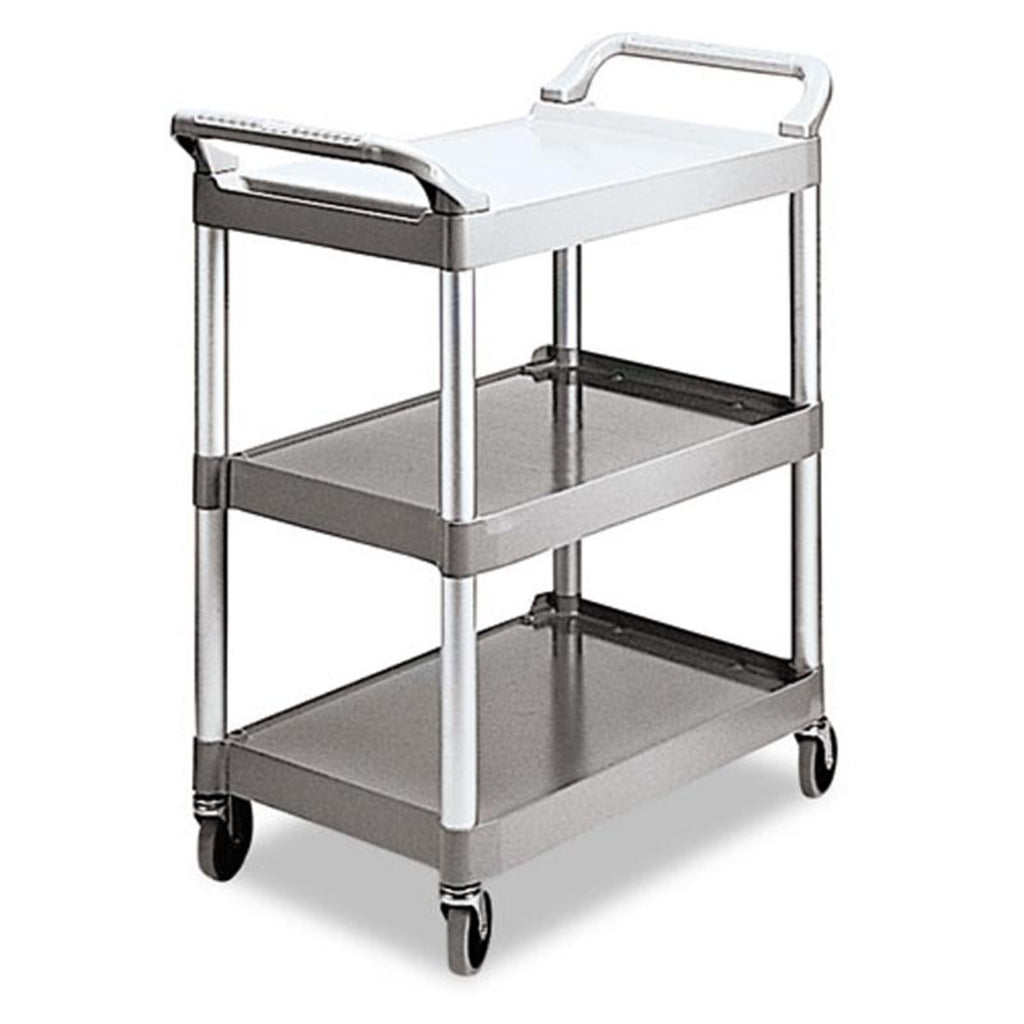 Rubbermaid 3-Shelf Utility Cart - Black