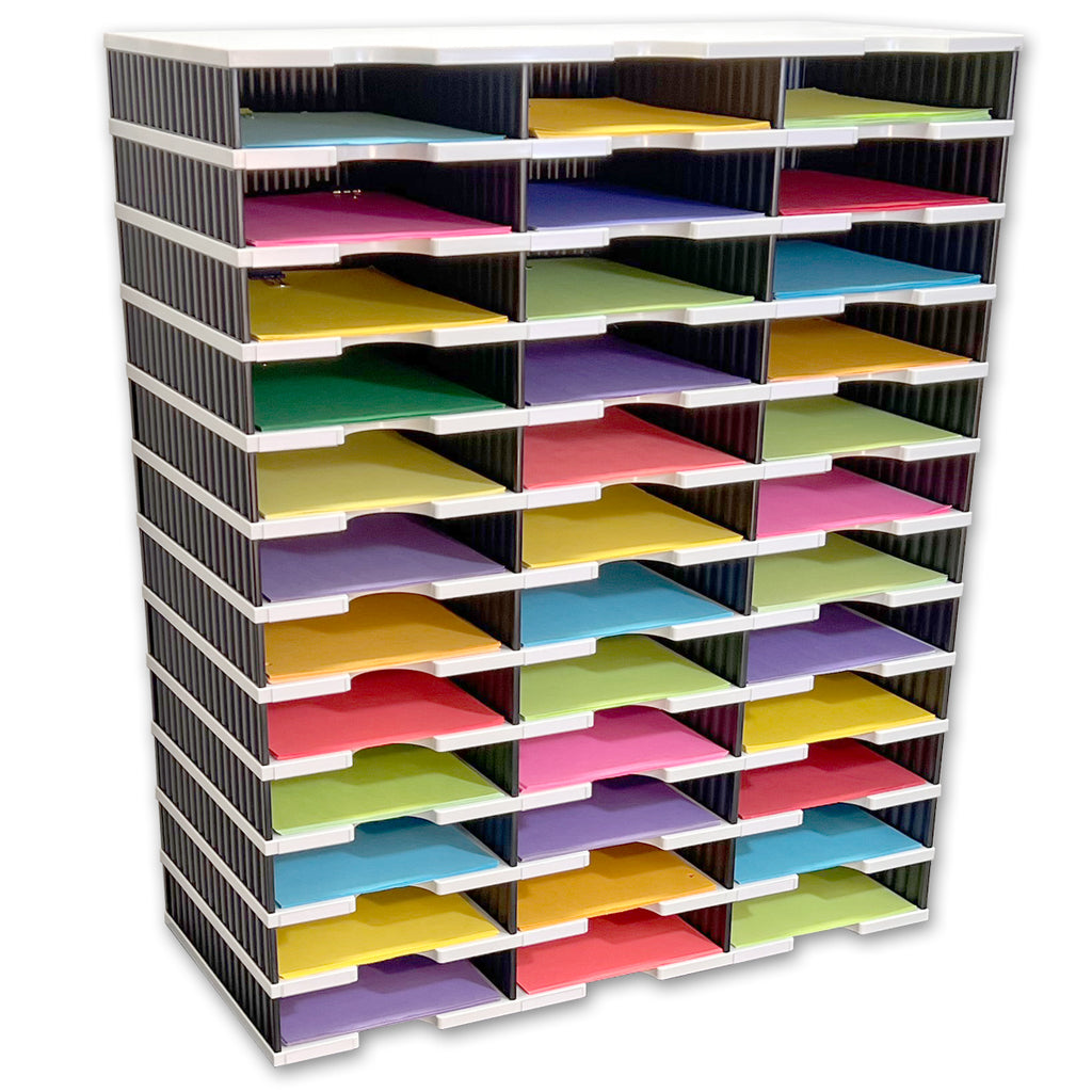 Wood/Corrugated Literature Organizer, 36