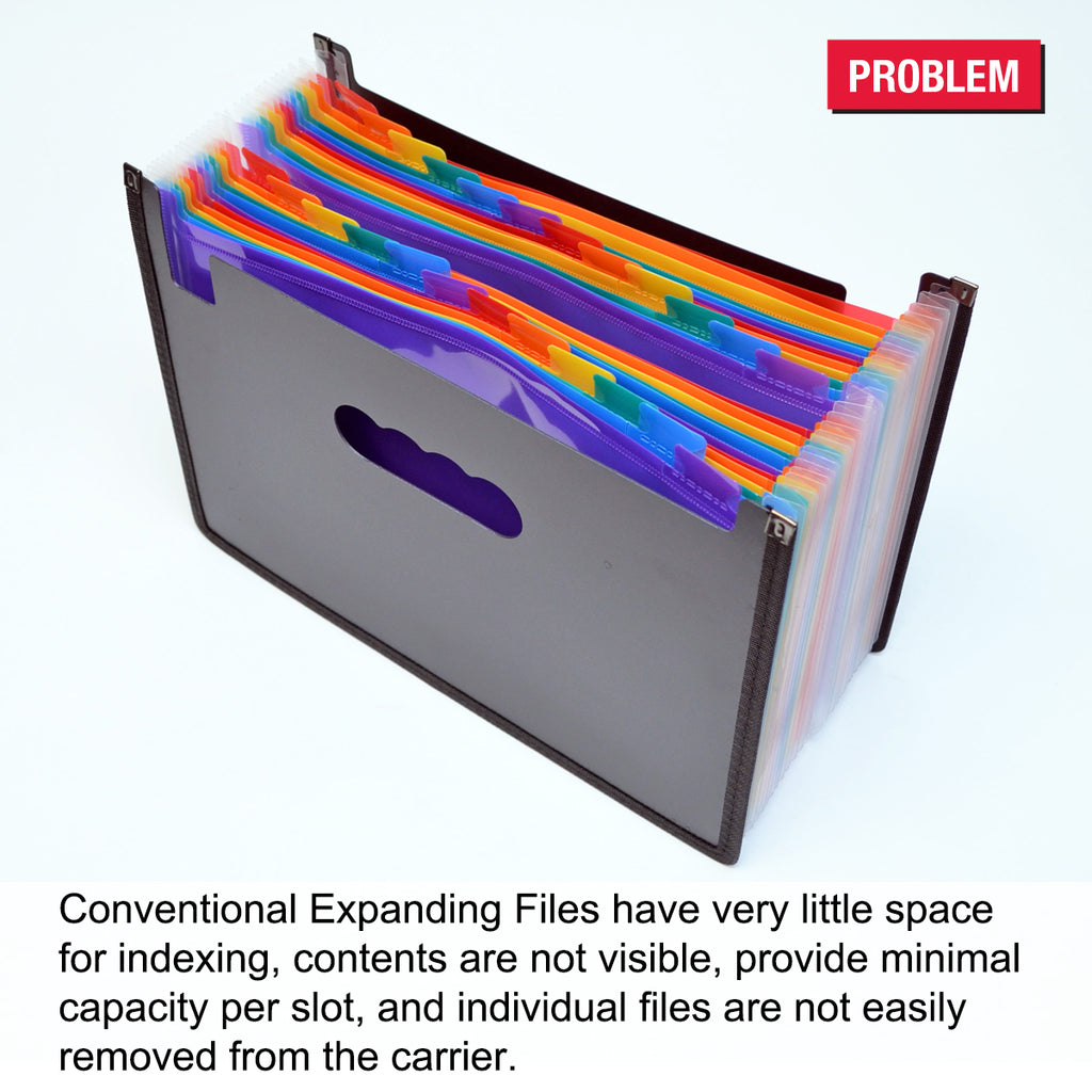 Large Capacity Pencil Case  Expandable File Organizer - High