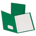 Twin-Pocket Folder w/ Tang Fastener, Letter, Box of 25