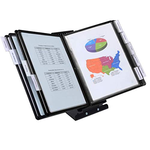 Ultimate Office Desktop Corner Organizer with Colored Dividers