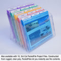 StationMate™ 5-Compartment Inclined StepUp File Desktop Organizer Includes 25, 5th-Cut PocketFile™ Project Files