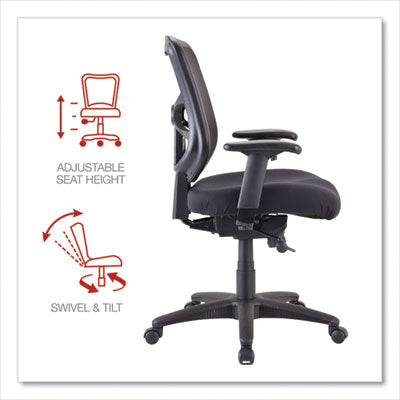 Alera Elusion Series Mesh Mid-Back Swivel/Tilt Chair