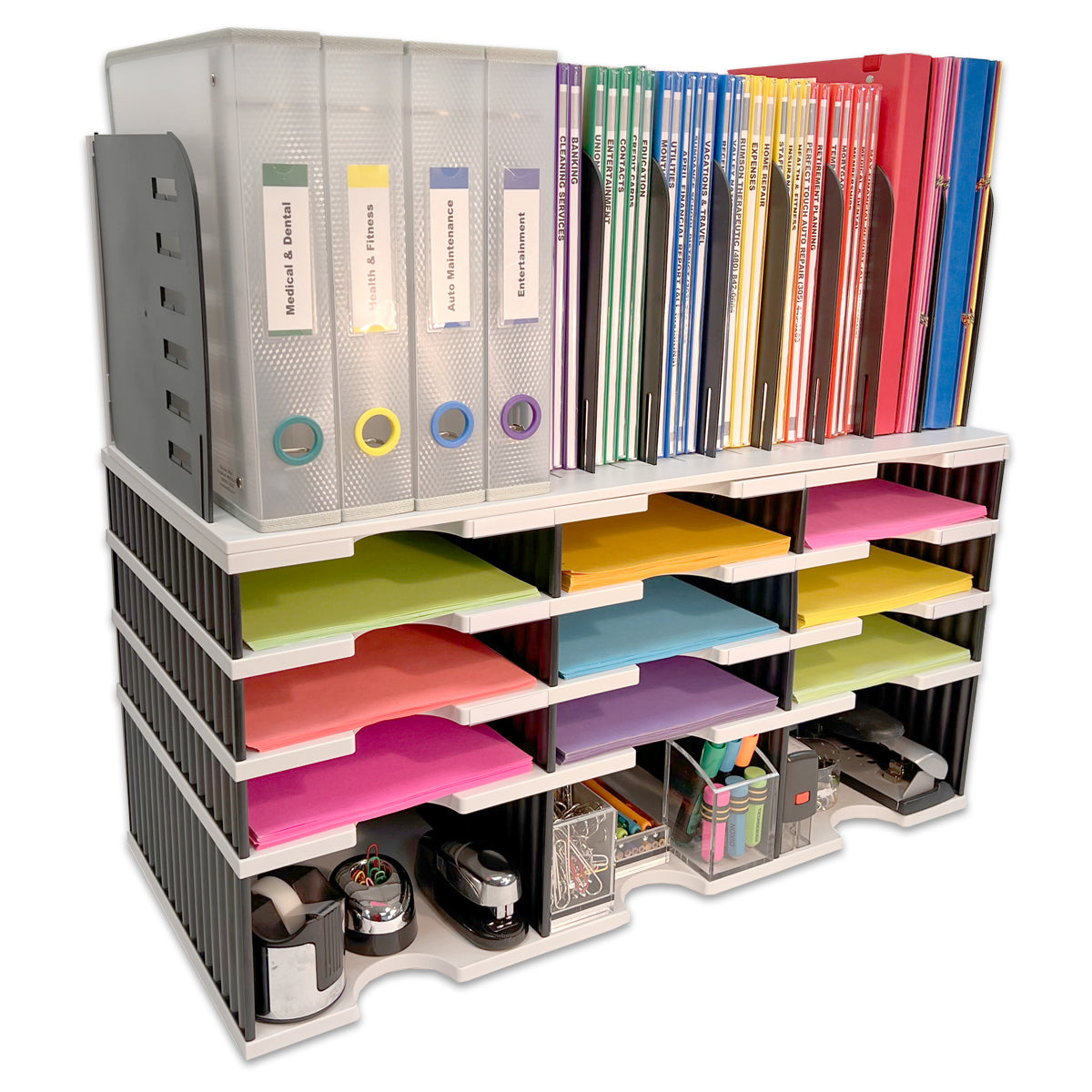 Office Supplies Documents Paper Storage Box Desktop Sorting Box