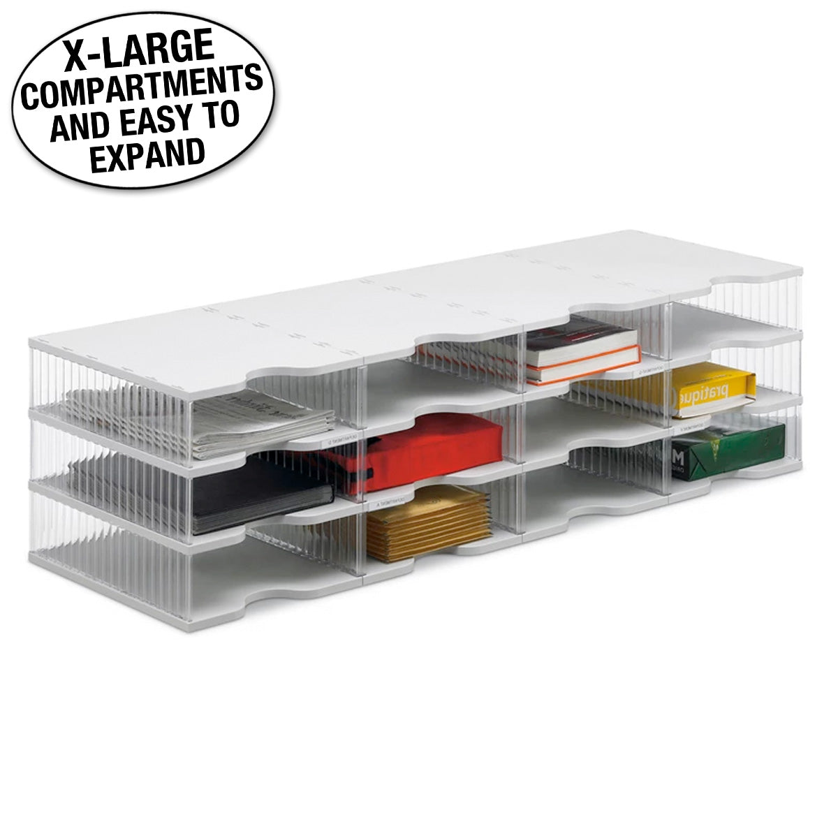 Mail Room and Office Organizers 12 Pocket Plastic Economy