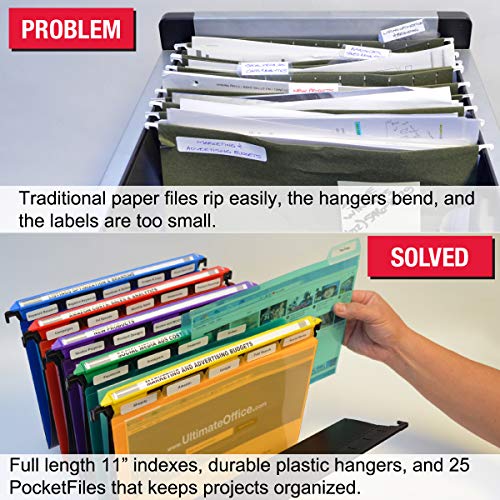 paper files and folders