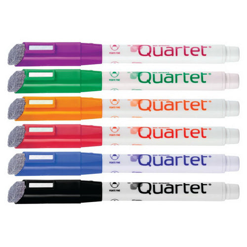 Quartet 558 Dry Erase Marker Caddy Kit Chisel Tip 8
