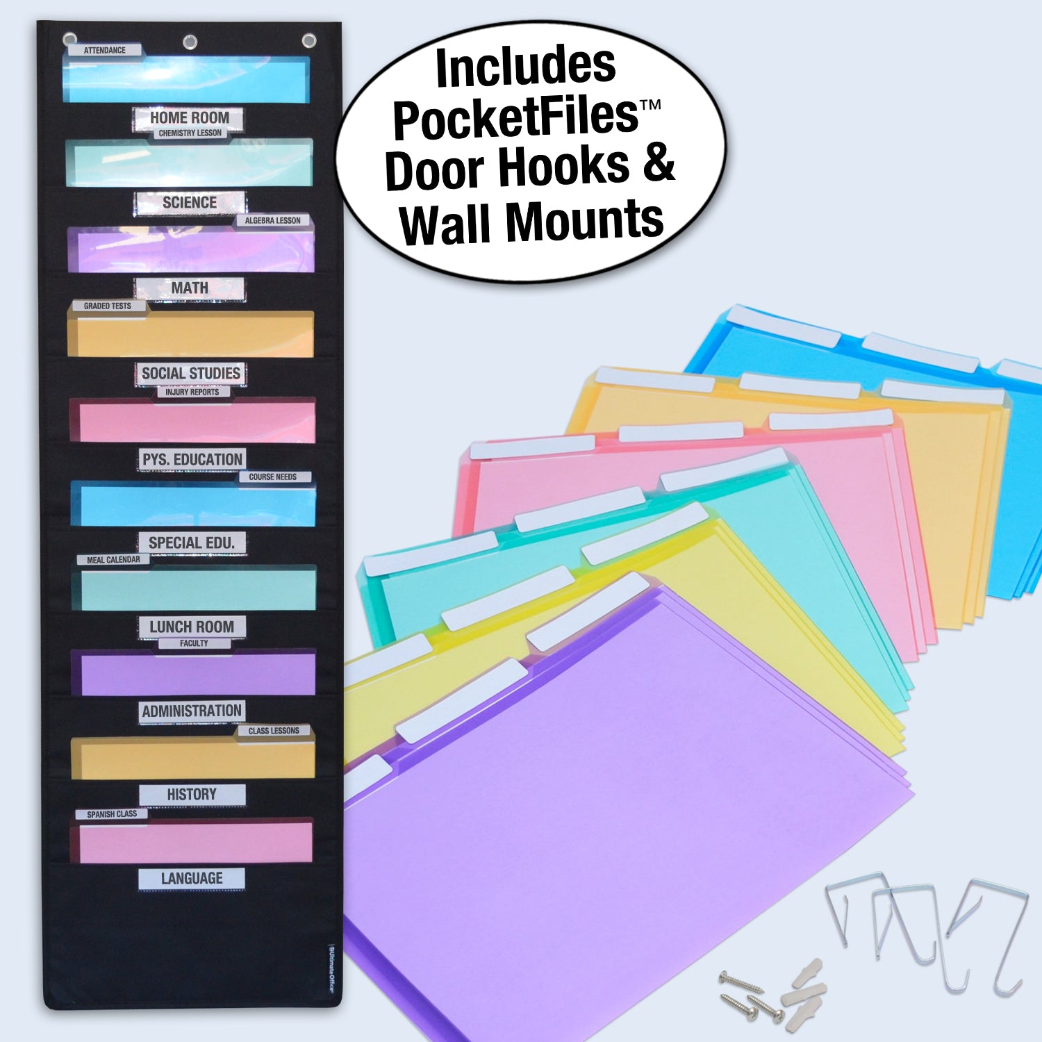 Office | Wall Filing 10-Pocket Chart Duty, System WalMaster Heavy Ultimate