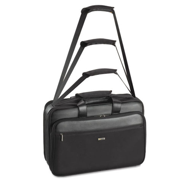 Solo Classic 16 Smart Strap Briefcase Black
