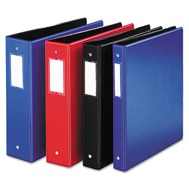 EasyOpen Locking Round Ring Binder w/ Label Holder | Ultimate Office