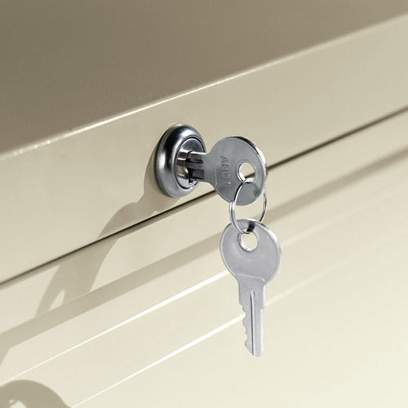 Knoll H Lock Core & Key for Office Furniture / File Cabinets