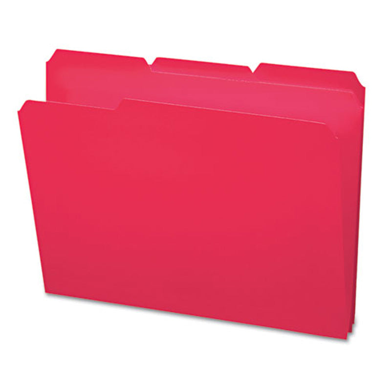 Buy Poly Colored File Folders With Slash Pocket, 1/3-cut Tabs