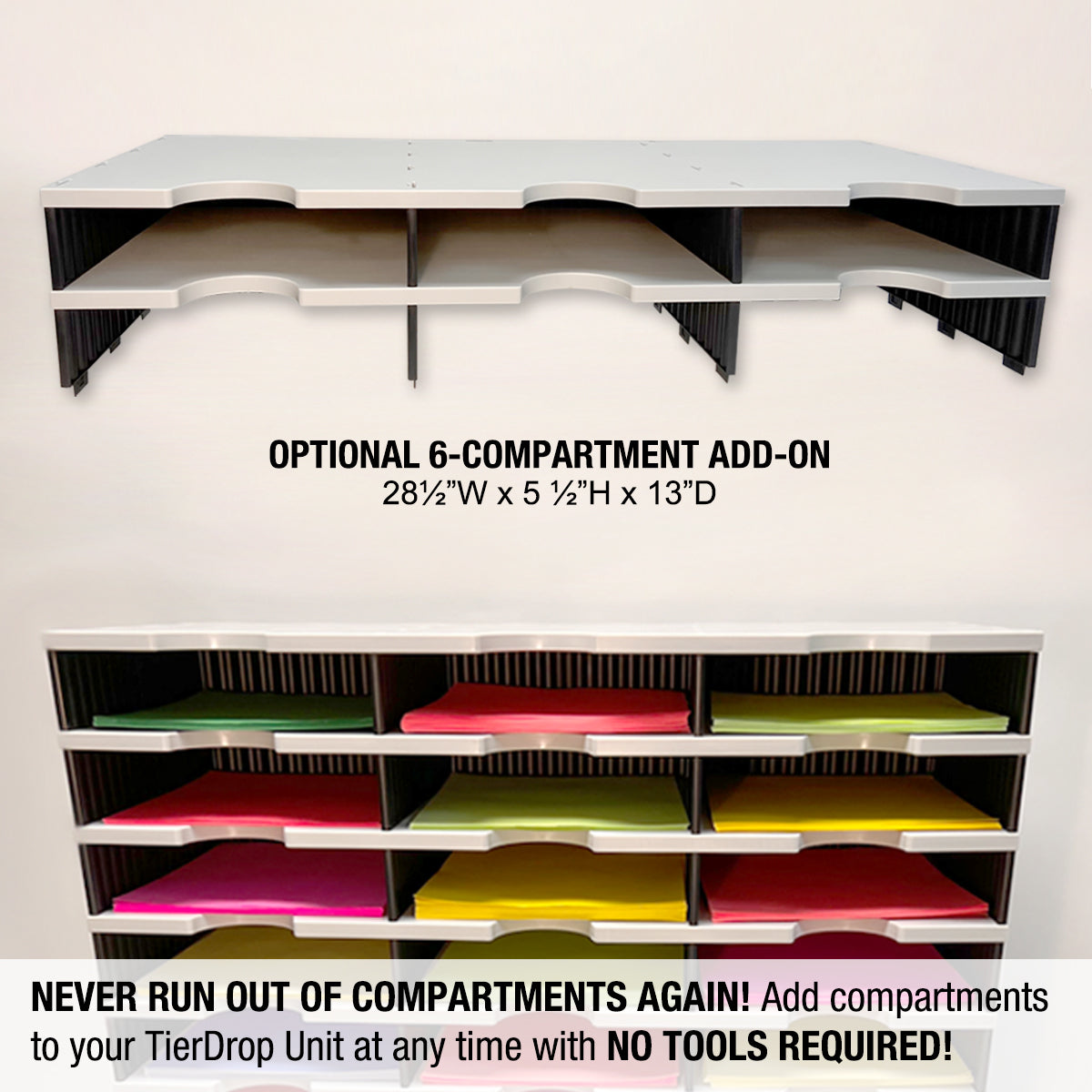 Storage Drawers-Compartment Organizer Desktop or Wall Mount