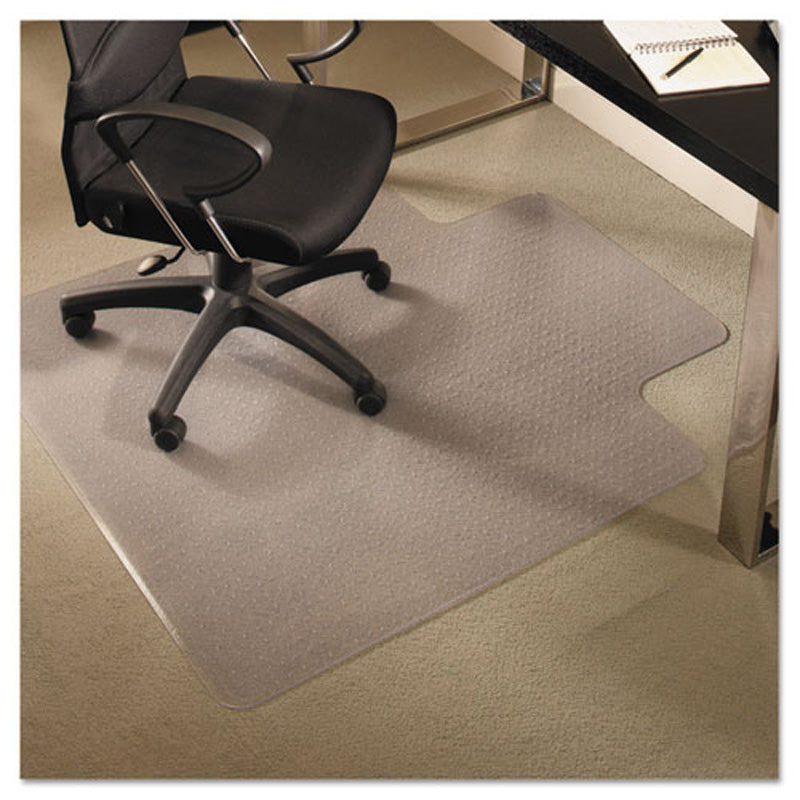 Everlife Chair Mat Medium Pile Carpet Clear