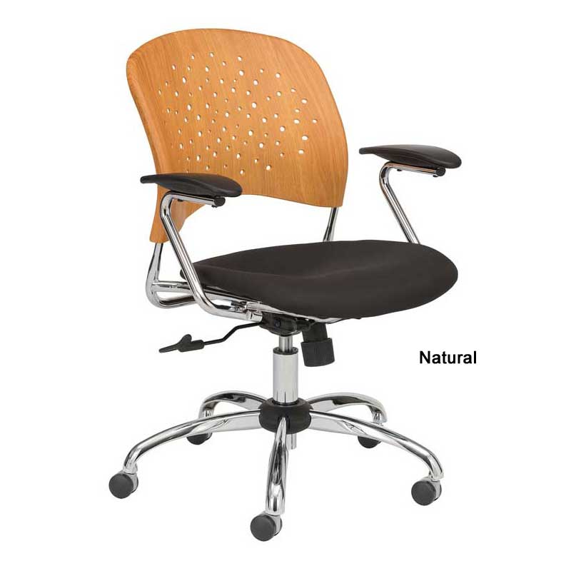 Round back best sale office chair