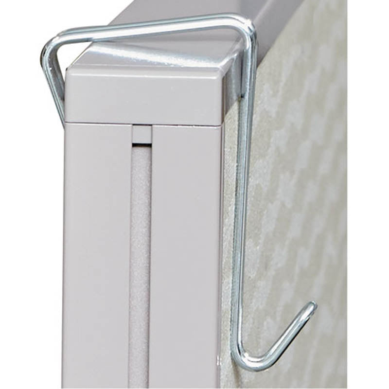 Office Adjustable Double Hooks,Thick Cubicle Wall Coat Hook ,Metal