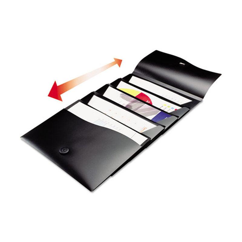 Ultimate Office PortaFile™ Expanding File Wallet Document Organizer, Letter  Size. Complete Portable File Management System Includes 25 Removable